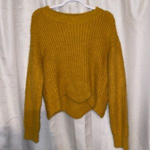 Yellow sweater